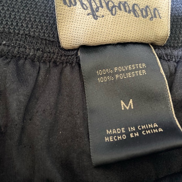 Metro Wear Boho Midi Skirt Black and White Pleaded Floral Elastic Waist Size M - Picture 3 of 4